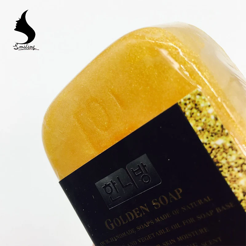 
Korean 80g Anti-Aging Skin Whitening Bar 24k Gold Collagen Soap 