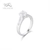 925 silver indonesia old fashioned wedding ring finger white gold plated diamond custom jewelry