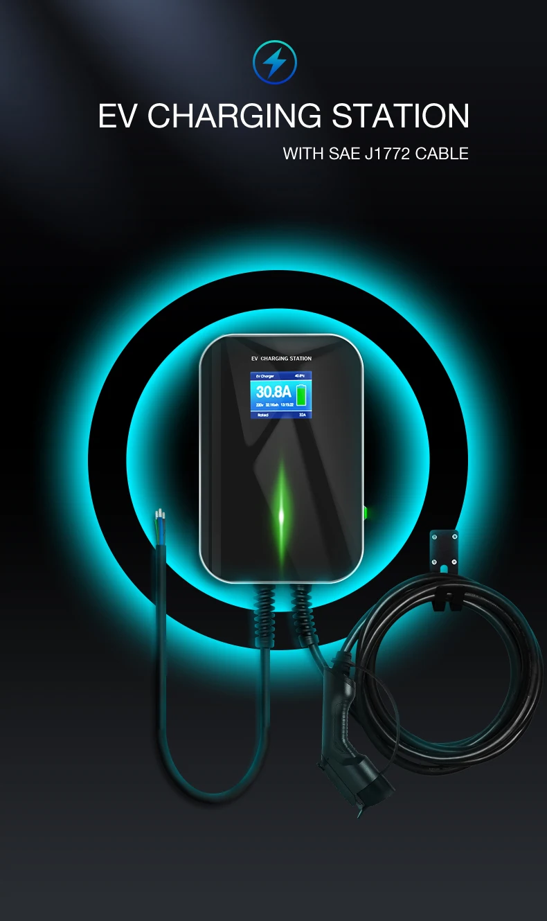 BESEN Level 2 electric car portable charger AC fast charger station for
