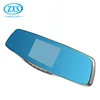 ZXS-X10 Manufacturer full hd camcorder car rear view mirror 4.3" display dual camera security camera inside car dash cam dvr car