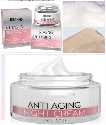 
Hot sale skin moisturizing restore skin elasticity fine face night anti wrinkle face cream 