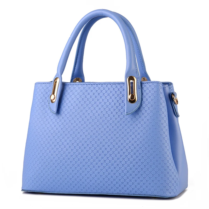 

Full Stock Cross Pattern Woman Messenger Bags PU Leather Branded Ladies Handbag, Red,grey,black,pink,blue,purple,white fuchsia,navy
