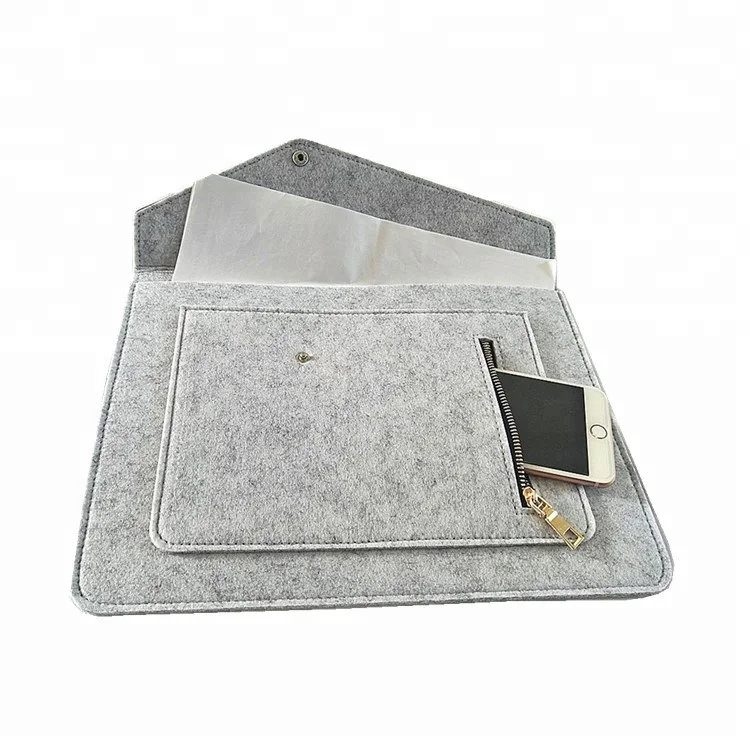 A4 Briefcase Document Bag Multi-function Felt File Holder - Buy ...
