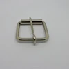 Customized nickel iron metal pin roller bag buckle for garment webbing strap