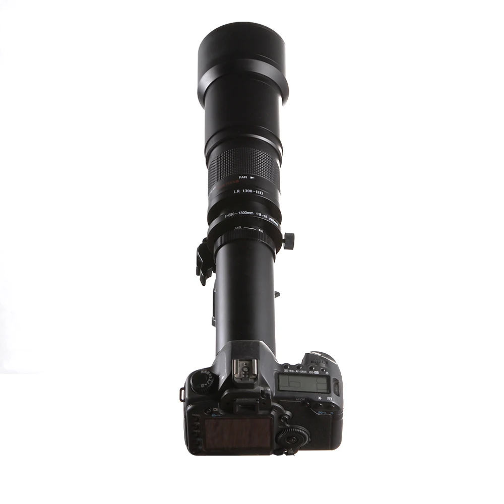 T-Mount 650-1300Mm Telephoto Zoom Lenses Digital Dslr Cameras