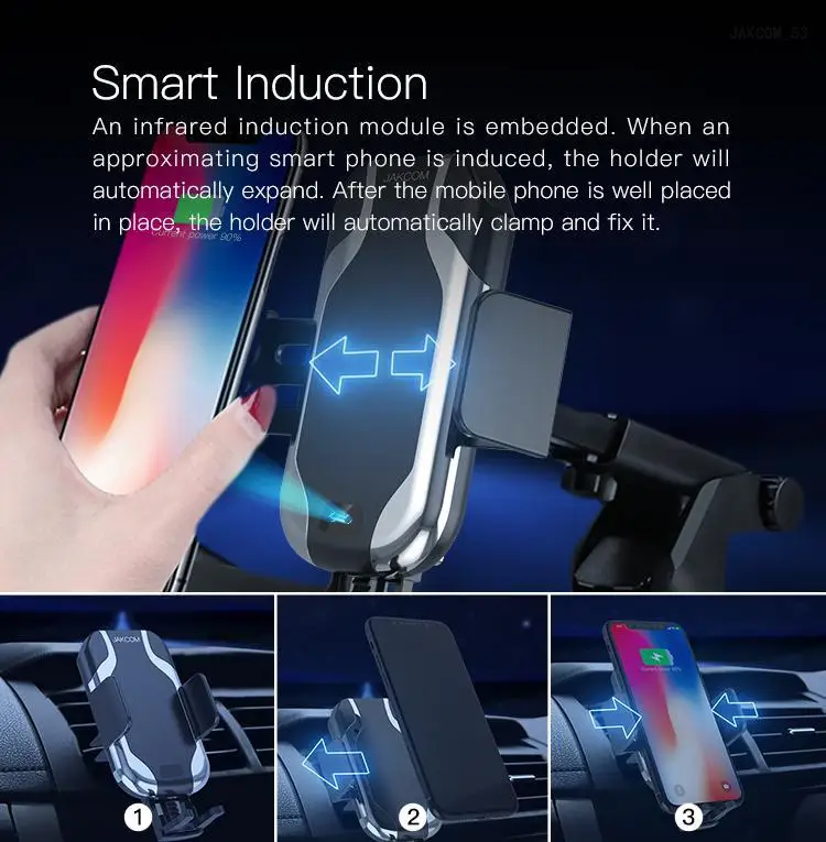 JAKCOM CH2 Smart Wireless Car Charger Holder New Product of Other Consumer Electronics like nb iot gps blue bf film bic lighters - ANKUX.COM