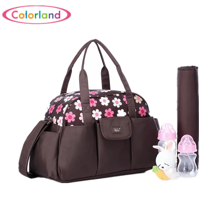 Large capacity waterproof Nylon Nappy Tote Hobos baby nursing messenger bag Mothers sorting bag travel bag