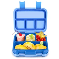

Lunch Box Kids Boys Bento Box BPA-Free Toddler School Lunch Container Spoon Compartments Leak Proof Durable Microwave Safe