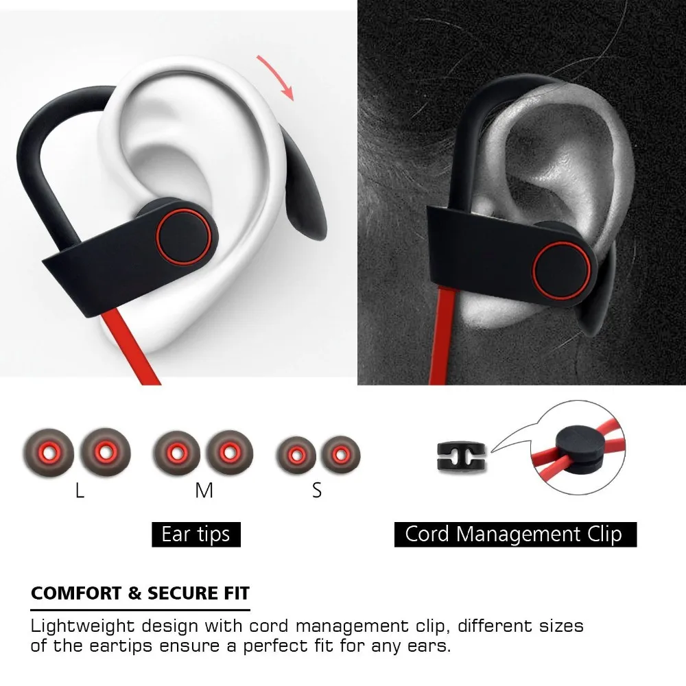 U8 Earbuds Stereo Wireless earbuds Active Noise Cancelling BT Waterproof Headphone Earphone - ANKUX.COM
