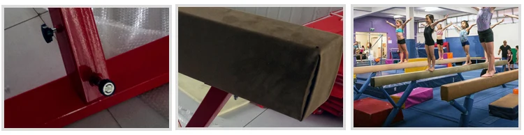 Home adjustable gymnastics training equipment balance beam for sale