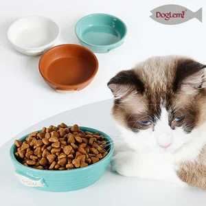 Ceramic Pet Feeding Bowl Rurable Doglemi Pet Food Bowl