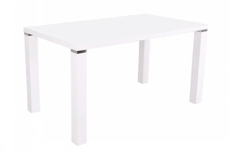 Modern popular Home Furniture  Dining Room Sets High Gloss White dining table with chairs