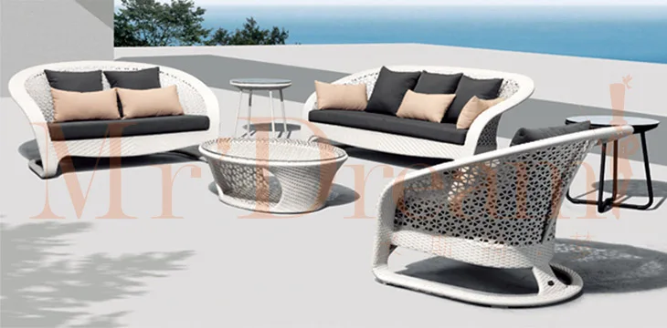 Waterproof Factory Custom Hotel Project Outdoor Wicker Furniture Waterproof Factory Custom Hotel Project Outdoor Wicker Furniture Sofa Set