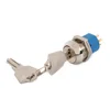 Multi-position high quality zinc alloy electrical power door key switch lock
