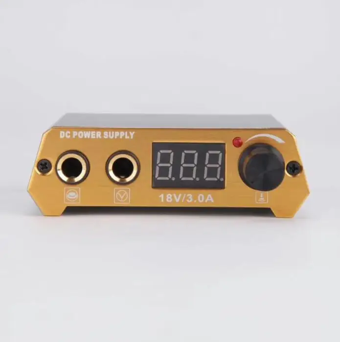 

Newest Digital LED Tattoo Power Supply for Rotary Machine Pen, Golden