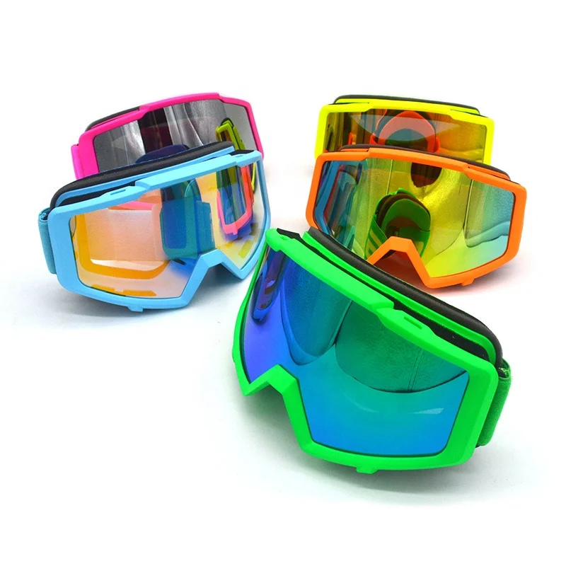 

Mens Womens Motorcycle Accessories Snowboard Ski Men Outdoor Gafas Casco Moto Motocross Goggles Glasses Windproof Color Goggle