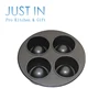 Best Non-stick Bake 4 Full Size Edible Bread Bowls Tools For Biscuits Soups Sticky Buns Chicken Pot Pies Ice Cream Desserts Eggs