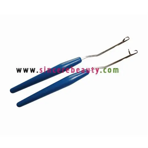 
plastic handle hair extension needle 