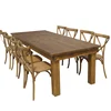 Solid wood vintage table for dining