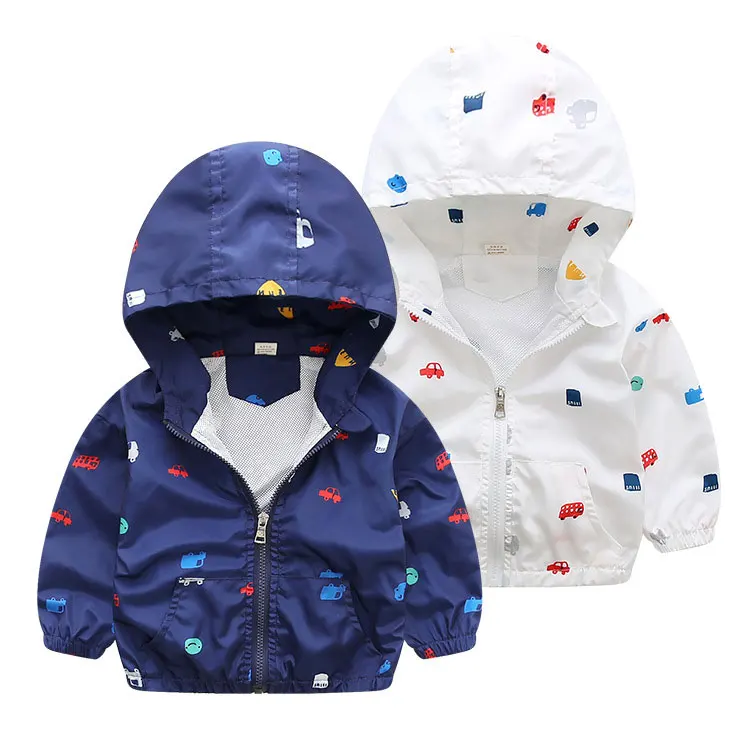 

Fashionable boys coats 100% polyester children jackets spring