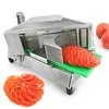 stainless steel kitchen use onion tomato slicer machine / fruit slicing machine