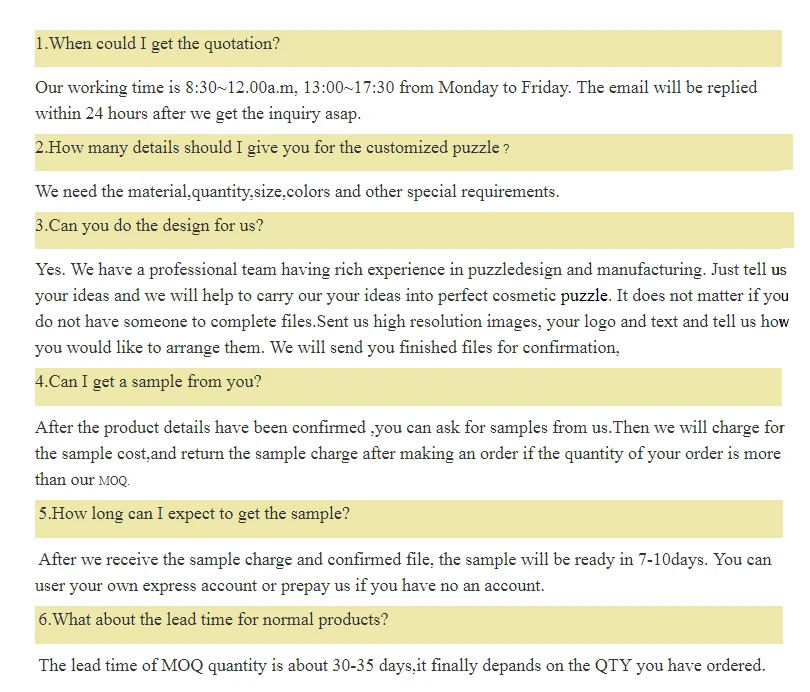 FAQ