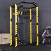Space saving home workout gym equipment adjustable squat rack