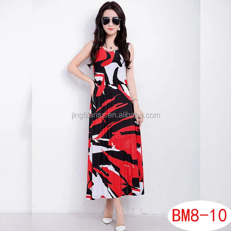 

Free shipping popular fashion women Printed maxi long Dresses OCW901