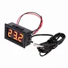 Digital 12V Temperature Meter Thermometer gauge monitor -50~+110 degree 0.56'' red blue green