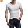Men's Cotton Short Sleeve Classic V-Neck T-Shirts Casual Basic Undershirt