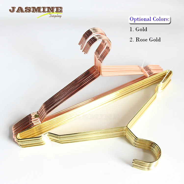 Rose Gold Ganchos Cabide De Arame De Metal Para A Roupa - Buy Cabide De Arame De Metal,Calças De Metal Cabide,Cabide De Metal Product on Alibaba.com