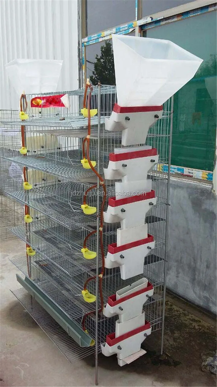 Durable Wire Mesh Quail Cage/poultry Battery Cage System Hjqcx400