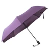 2019 promotional wholesale automatic cheap three folding umbrella with customized design