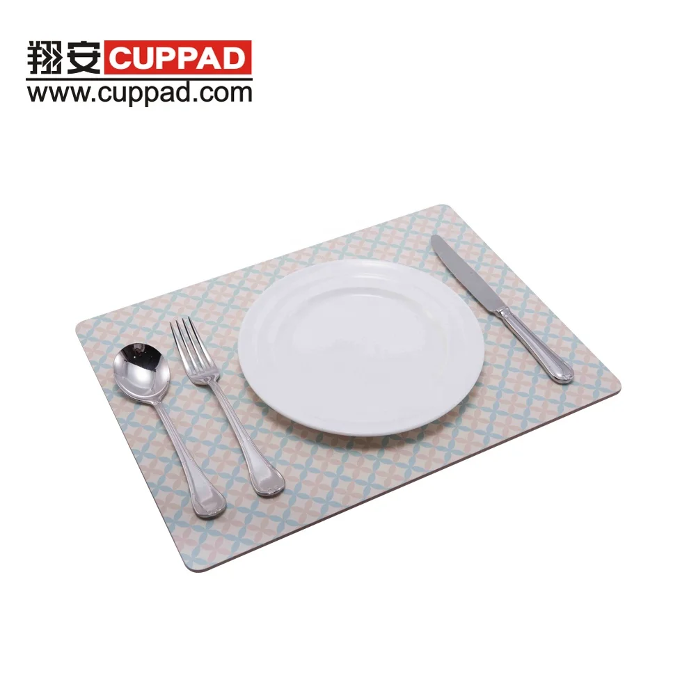 
Wholesale hardboard cork backed mdf blank sublimation placemats 