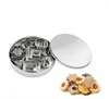 8 designs 24 pieces SS cookie cutters per set in tin box