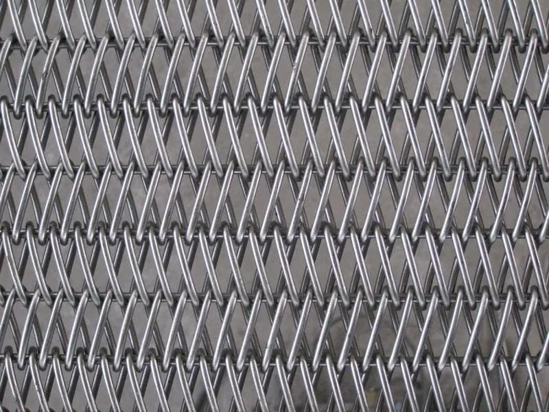 Stainless Steel Flat Flex Wire Mesh Conveyor Belt Stainless Steel Chain