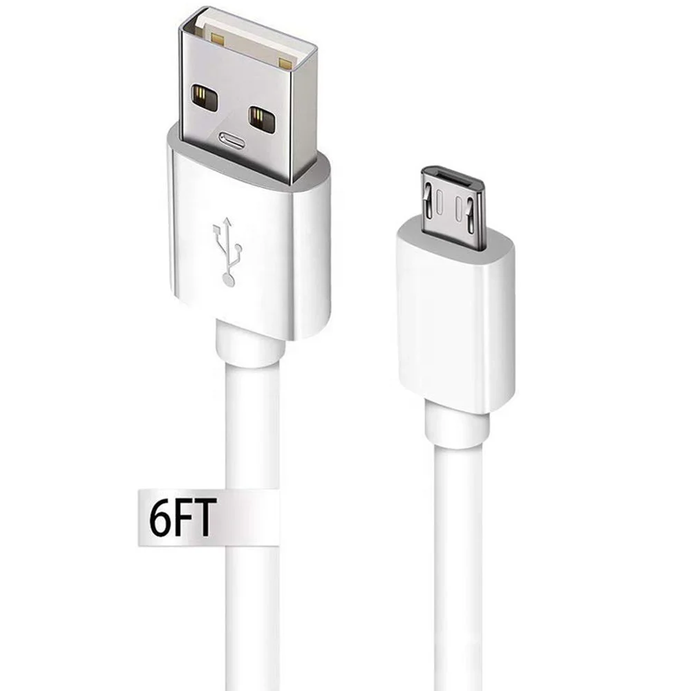 

Free Shipping 2M Super Speed 2.5A Mobile Phone Charger Cable Micro USB Cable for Samsung Galaxy, White