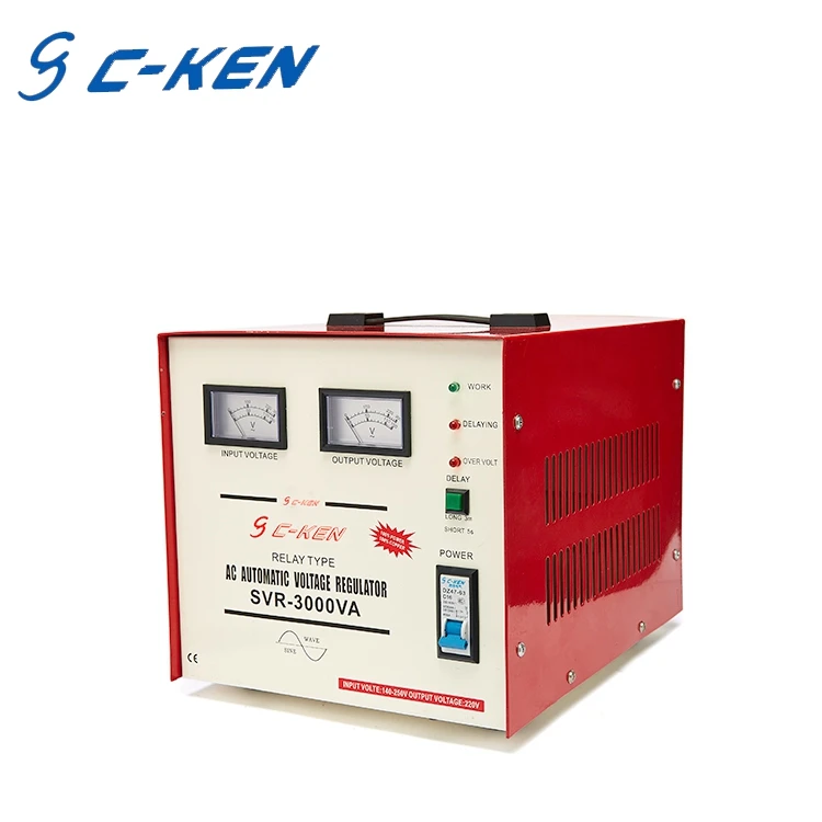 Cken High Security Power Supply 3000VA single phase automatic voltage stabilizer circuit