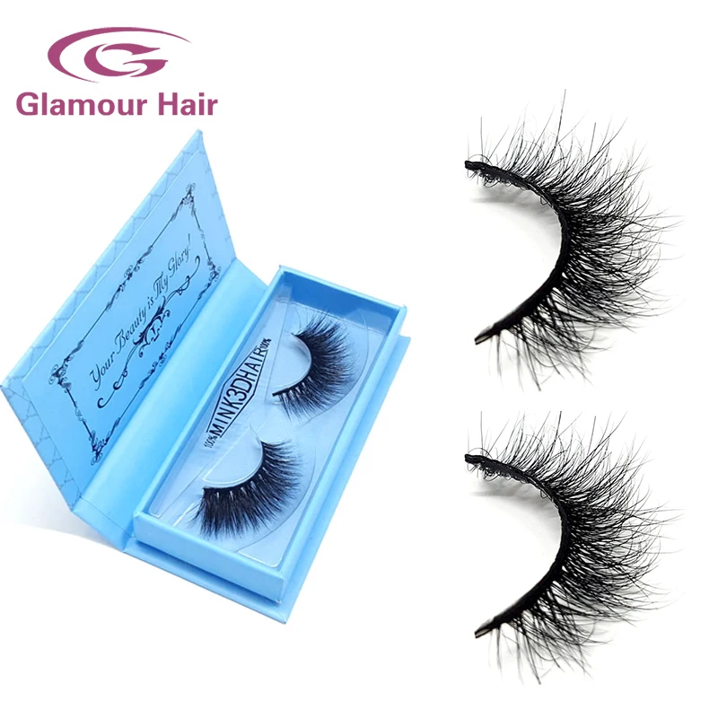 

wholesale false eyelashes 3d mink lashes and custom package