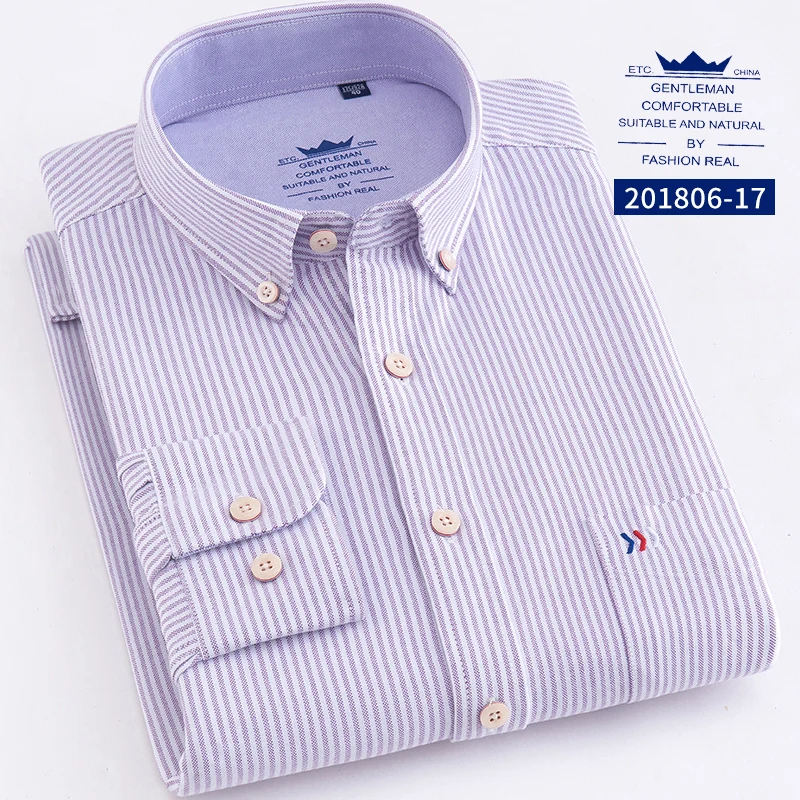 

good quality 100 cotton formal blue striped long sleeve stylish shirts for mens, Custom color