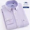 good quality 100 cotton formal blue striped long sleeve stylish shirts for mens