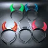 Factory price Halloween supplies customized colorful LED devil horns