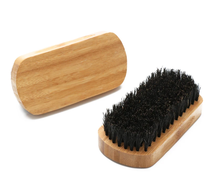 new product beard brush logo,custom beard brush,boar bristle with bamboo wooden handle beard brush