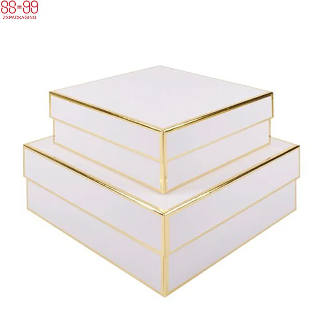 Custom Printed Logo Decorative Christmas Gift Box Lids With High