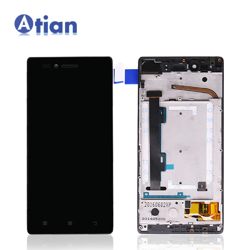 

5.0" for Lenovo Vibe shot Z90 LCD Display Touch Screen Digitizer with Frame Replacement For Lenovo z90-7 z90a40 Display, Black