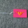 souvenir airplane/aircraft cute animal horse logo luggage tag with transparent plastic strap