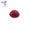 2018 new product 5# & 3# color 6*6mm A flat uninlaid ruby gem for ring
