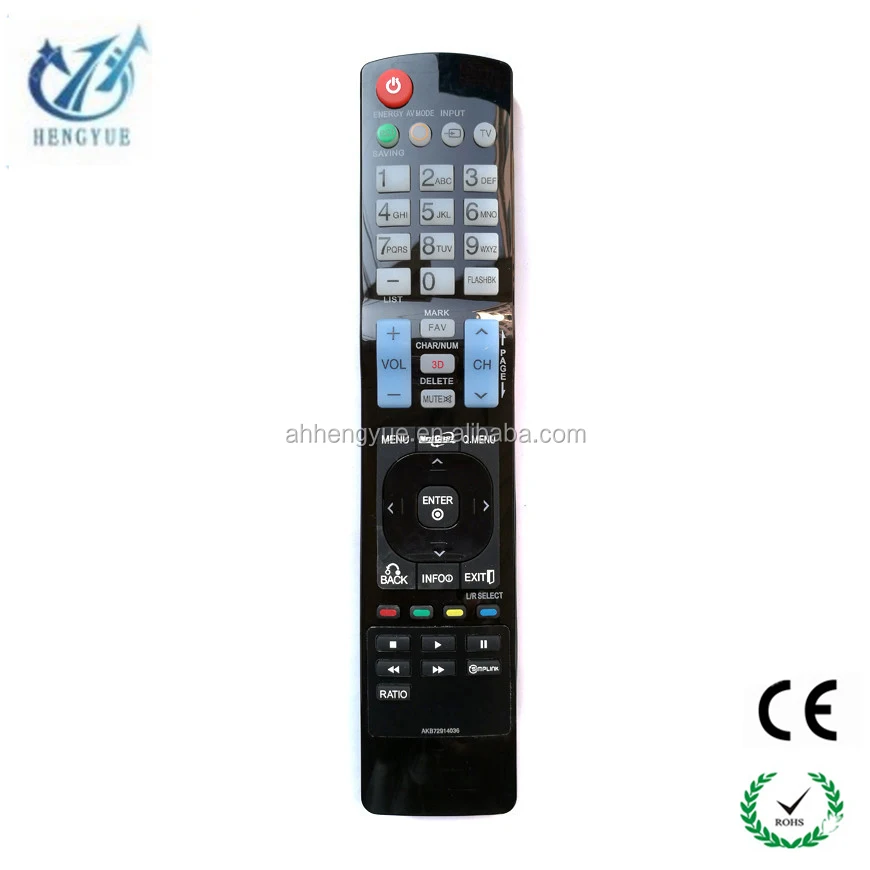 

retail switch remote control suitable for lg tv AKB72914036 AKB73615312 AKB72914218 AKB72914216, Black