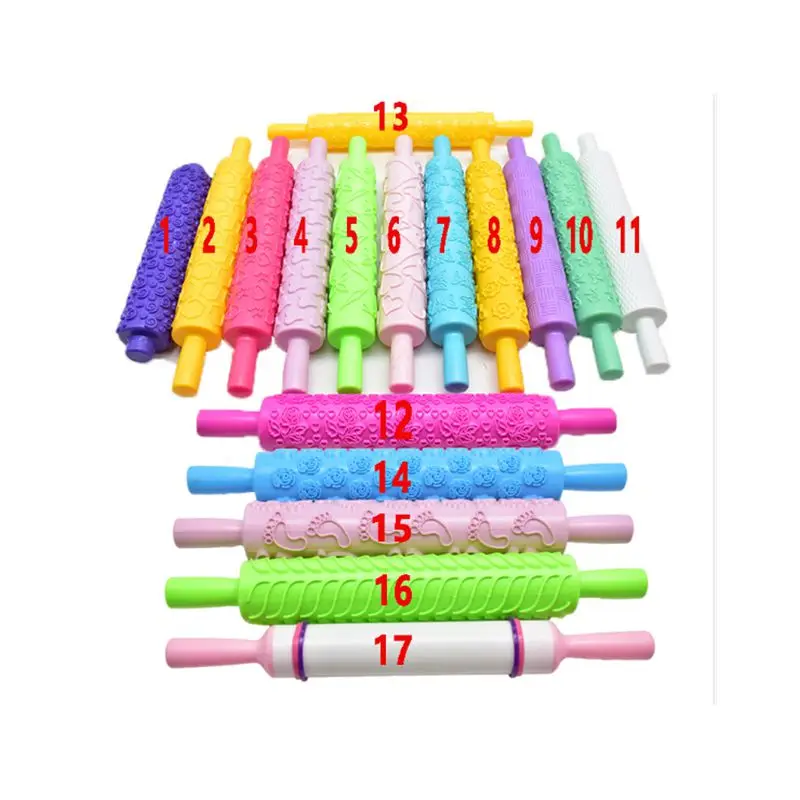 

Lixsun Plastic Fondant Rolling Pin Custom Various Style For Pastry Tools, Black,white,grey, purple