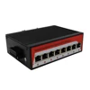 Industrial IP40 8 Port Network Switch 4 Port PoE Ethernet switch Hub